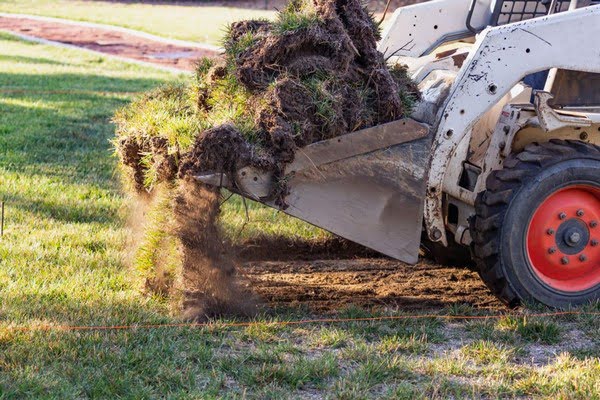 Grading and leveling (skid steer usage)